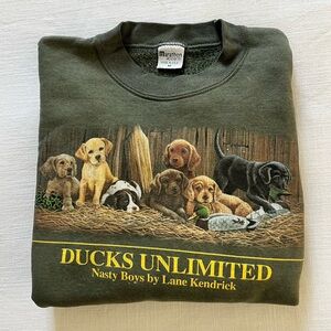Ducks Unlimited Green Crewneck